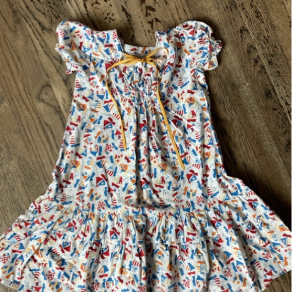 Cotton Vintage Nautical Dress - Picture 2 of 5